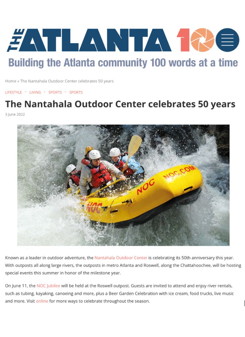Atlanta 100 - Nantahala Outdoor Center