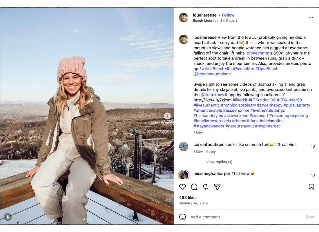 Beech Mountain Influencer Campaign 4