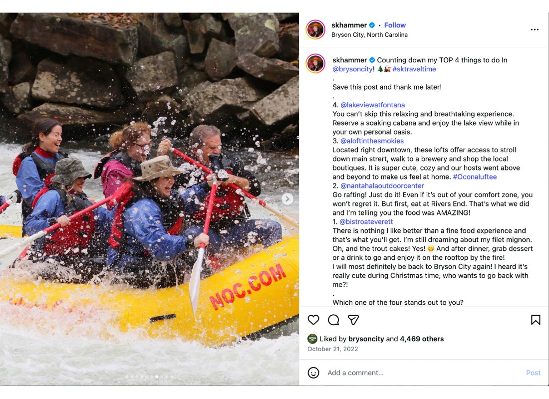 Bryson City Influencer 3